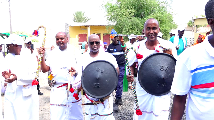 a cérémonie de clôture du tournoi de la Paix et de l’amitié de football inter-commun.